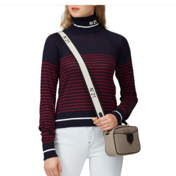 No. 21 Knit Logo Turtleneck - Picture 1 of 6